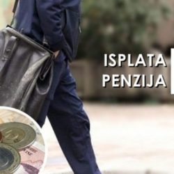 Isplata penzija za januar u srijedu, 5. februara