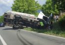 Prevrnuo se kamion na putu Tuzla – Doboj