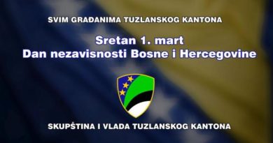 U povodu 1. marta – Dana nezavisnosti Bosne i Hercegovine: Čestitka Irfana Halilagića, premijera TK