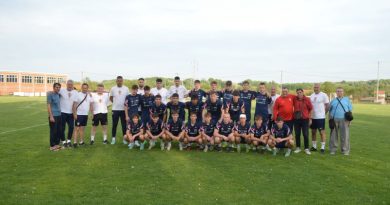 Reprezentativci  U-15 Hrvatske obavili trening u Skugriću