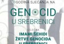 BKC Tuzla: Najava izložbe “Imami šehidi – žrtve genocida u Srebrenici”