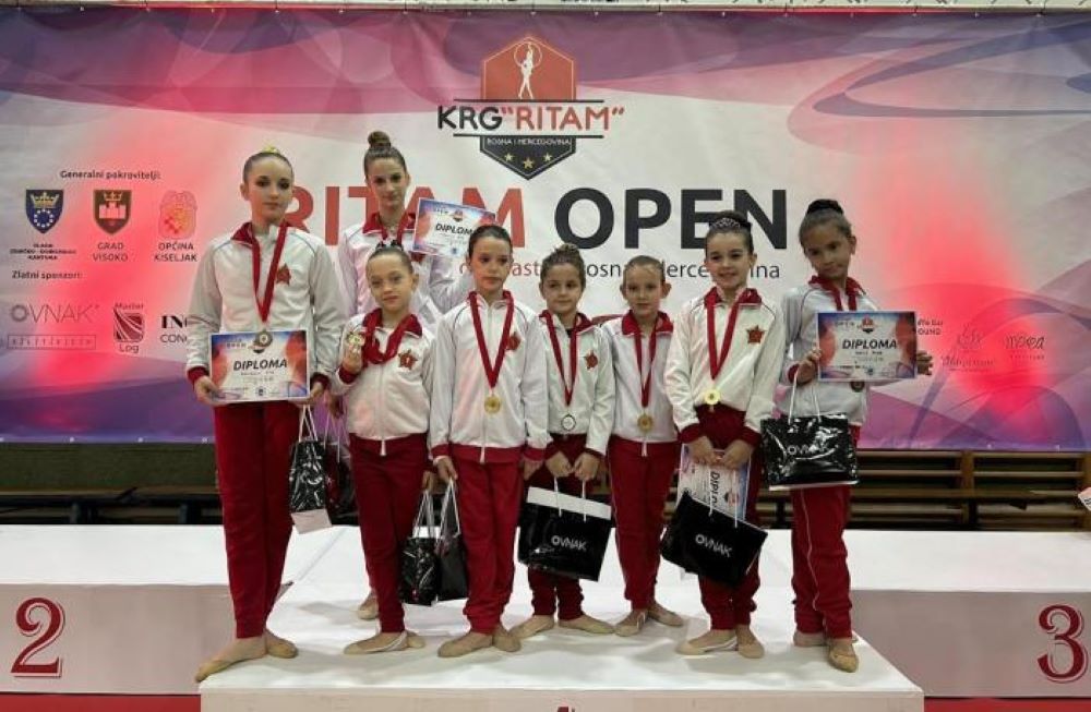 Gimnastičarke KRG “Sloboda” nastupile na dva međunarodna turnira